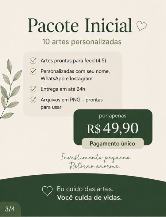 Exemplo de arte Fluxa Social